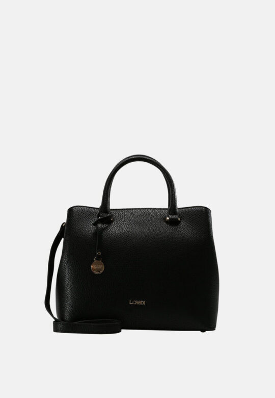 Torbica L CREDI Maxima - črna, basic