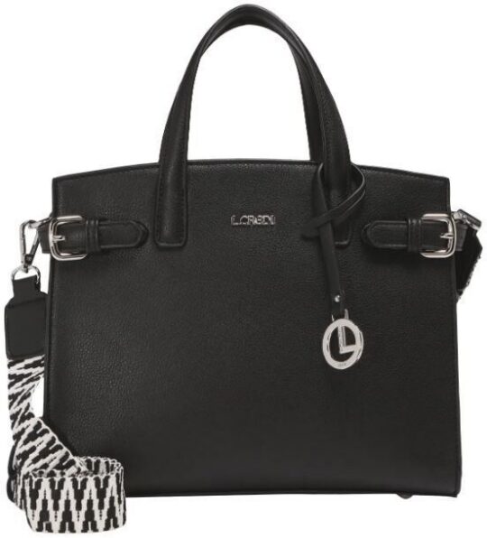 Torbica L CREDI Isante - črna, basic