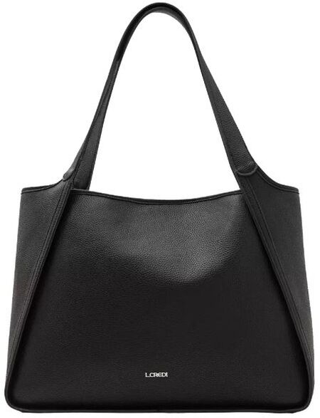 Torbica L CREDI Numa - črna, velika