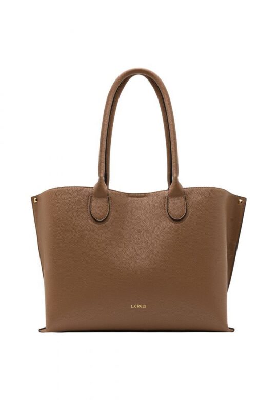 Torbica L CREDI Nancy - rjava, elegantna, prostorna