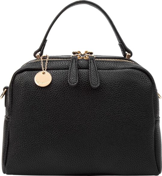 Torbica LS COLLECTION Diana - črna, elegantna