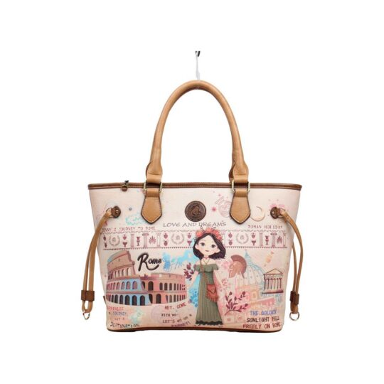 Torbica JANET DENESE A Tour of Rome - elegantna, večbarvna