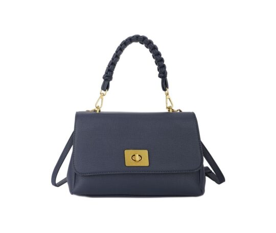 Torbica LS COLLECTION Phil - modra, elegantna, prostorna