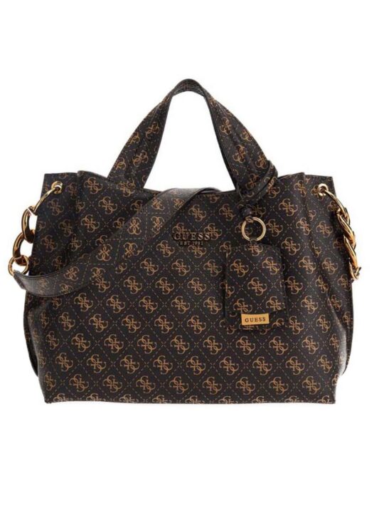 Torbica GUESS - rjava, elegantna, usnje