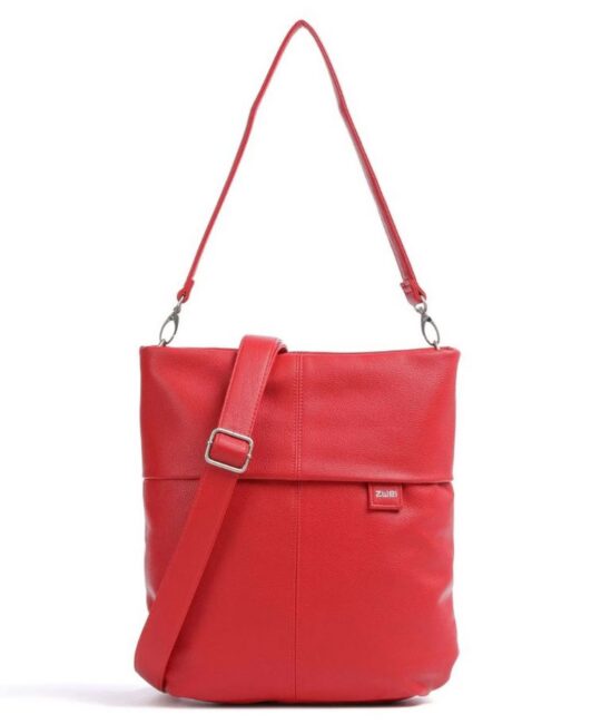 Torbica ZWEI Mademoiselle - rdeča, elegantna, prostorna
