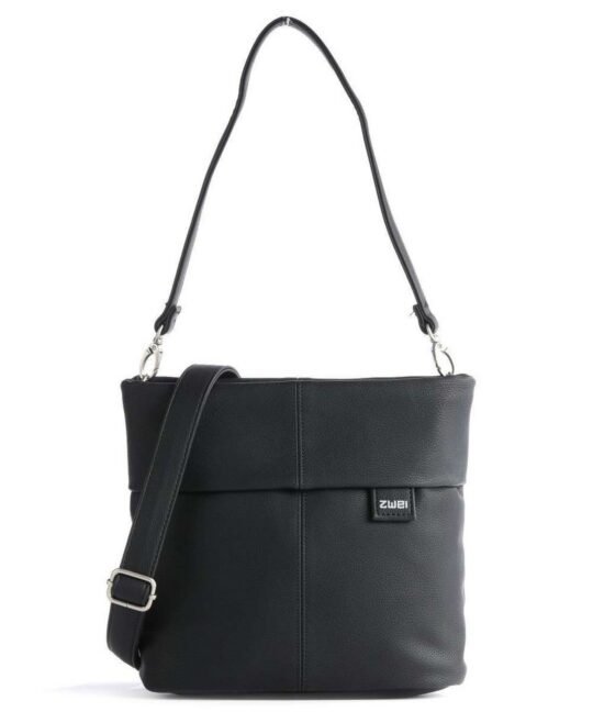 Torbica ZWEI Mademoiselle - nubuk, črna