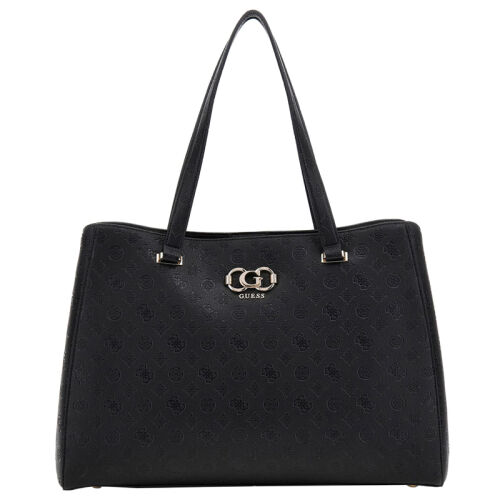 Torbica GUESS Salinge - črna, elegantna, modna