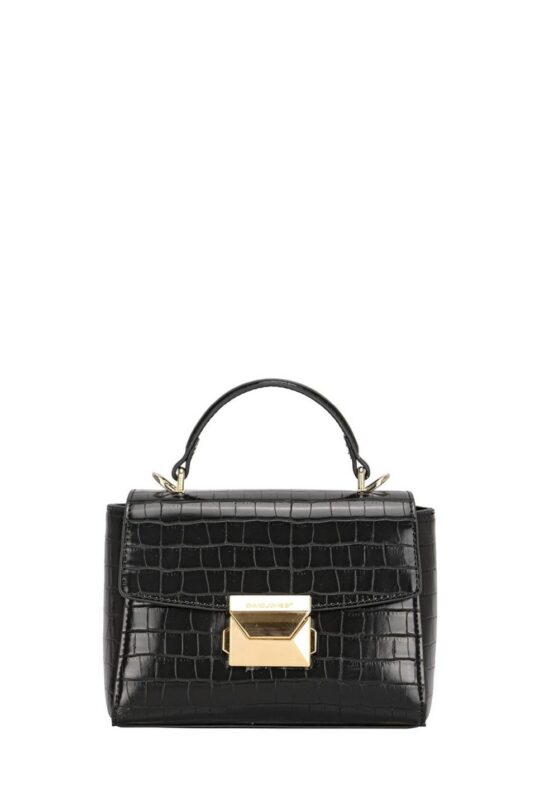 Torbica DAVID JONES - črna, elegantna, prostorna