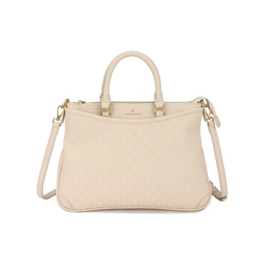 Torbica LS COLLECTION Phil - bež, elegantna, prostorna