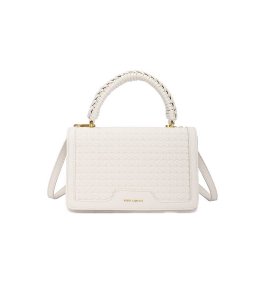 Torbica LS COLLECTION Phil - bež, elegantna, usnjena