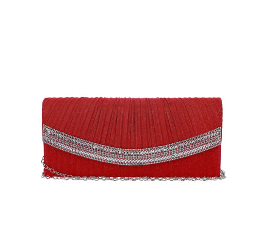 Večerna torbica LS COLLECTION  ITA - rdeča