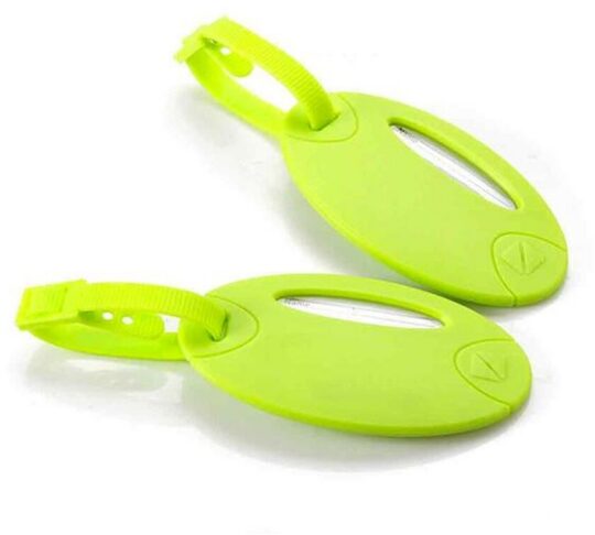 Oznaka za kovček TRAVEL BLUE Neon - neon, 2 kosa