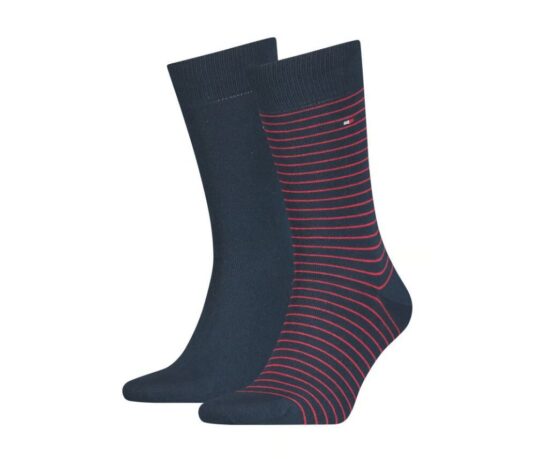 Moške nogavice TOMMY HILFIGER Original Basic - dolge, 2 para, 39/42