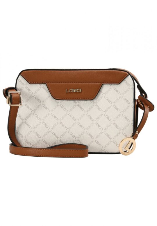 Torbica za čez ramo L CREDI Filiberta - bela