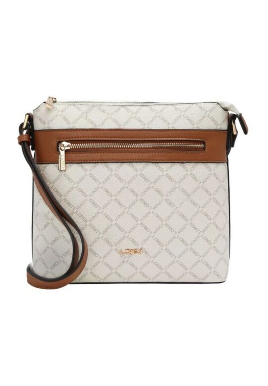 Torbica za čez ramo L CREDI Filiberta - bela, ženska, elegantna, praktična