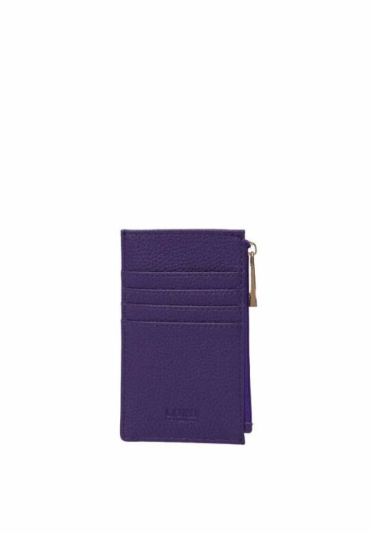 Denarnica L CREDI - vijolična, prostorna