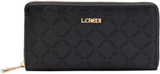 Denarnica L CREDI Filiberta - črna