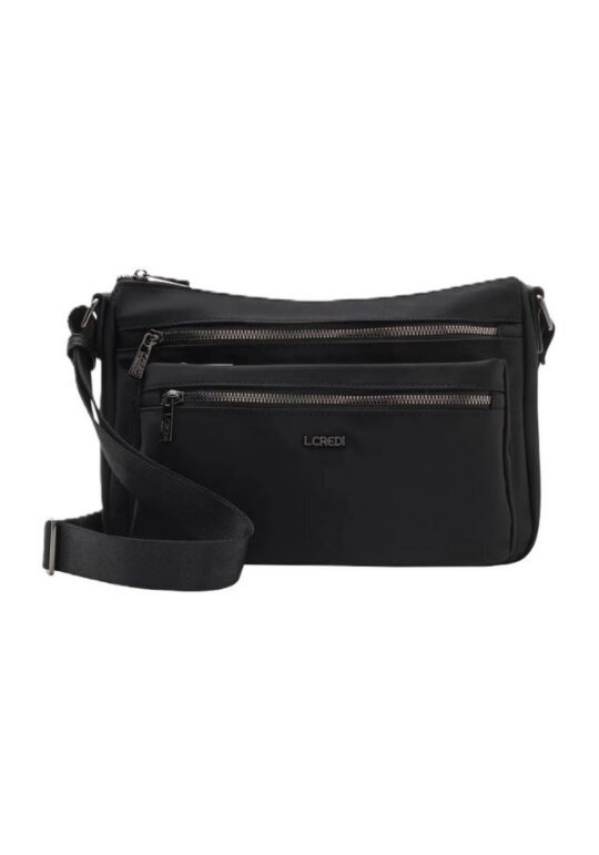 Torbica za čez ramo L CREDI Odette - črna, ženska, elegantna