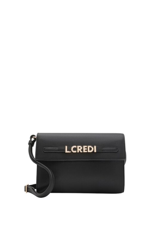 Torbica za čez ramo L CREDI Olejandra - črna, ženska, srednja, elegantna