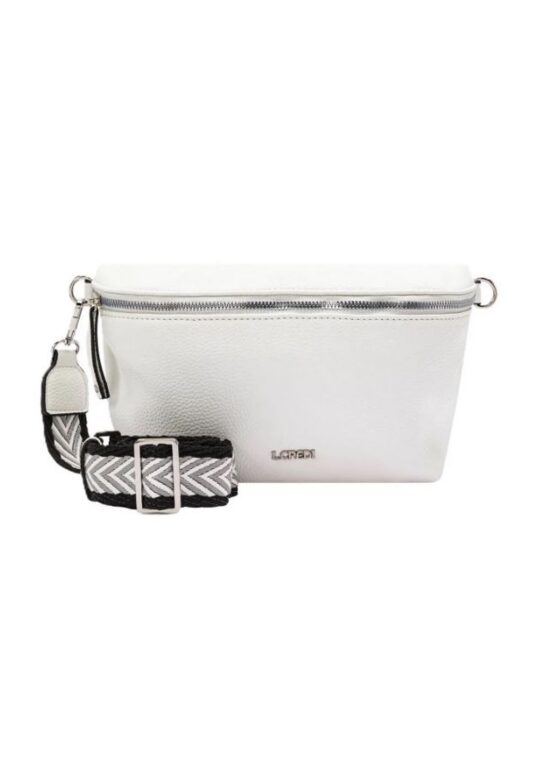 Torbica za čez ramo L CREDI Oliana - bela, ženska, pasna