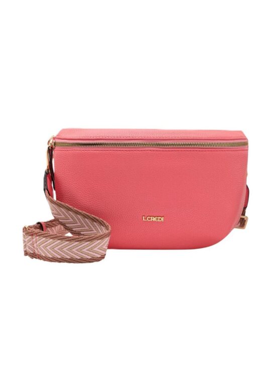 Torbica za čez ramo L CREDI Oliana - koralna, ženska, velika