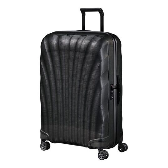 Kovček SAMSONITE C-Lite - črn, velik, trdi, 75 l