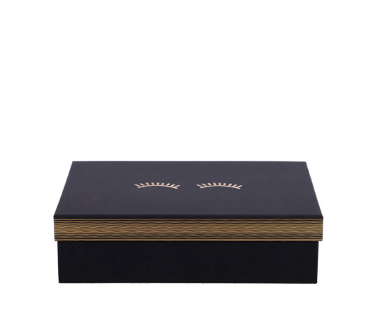 Darilna škatla - črna, 26 x 18,5 x 7 cm