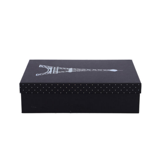 Darilna škatla - Paris, črna, 32 x 22,5 x 8,5 cm