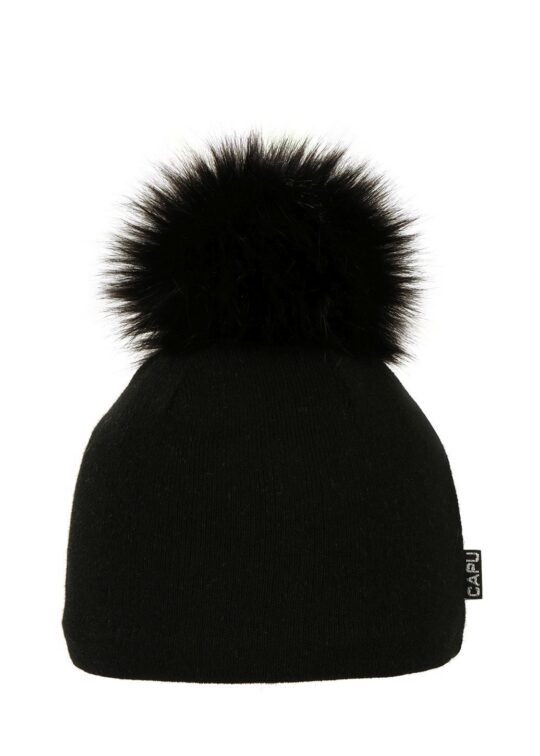 Kapa CAPU - črna, cof, ženska