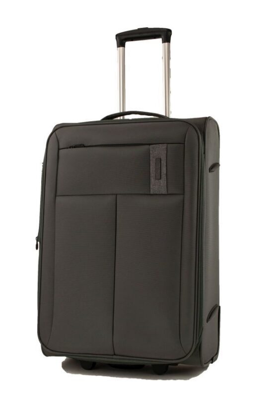 Kovček TRAVEL AND MORE Dublin - srednji, siv, 60 l