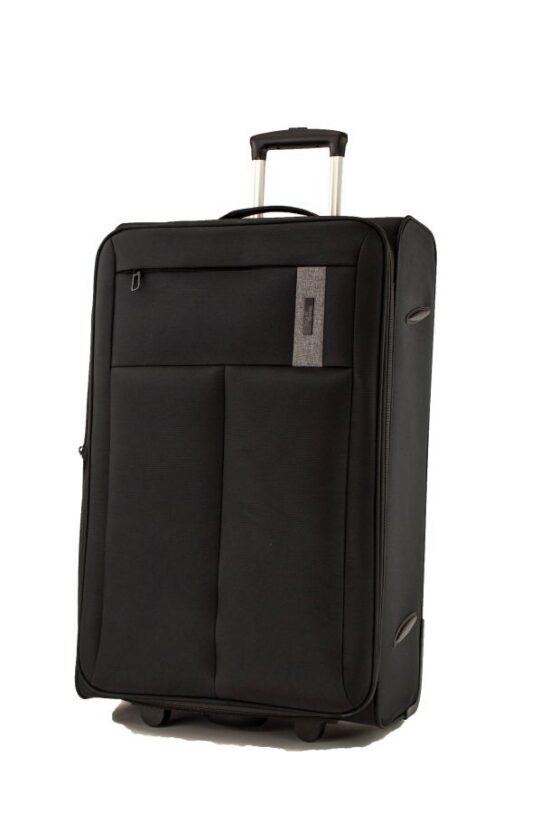 Kovček TRAVEL AND MORE Dublin - velik, črn, 88 l