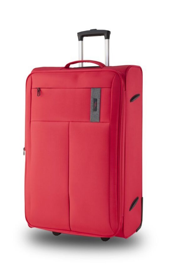 Kovček TRAVEL AND MORE Dublin - velik, rdeč, 88 l