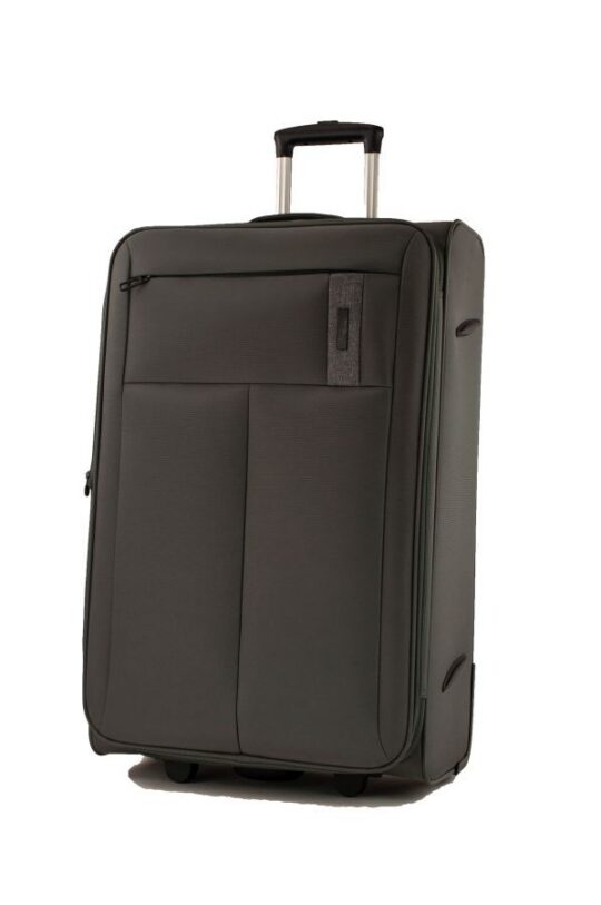 Kovček TRAVEL AND MORE Dublin - velik, siv, 88 l