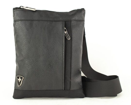 Torbica za čez ramo SWISS ONLY - črna, moška