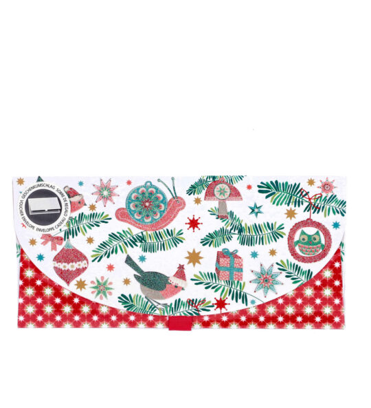 Voščilnica NL - božična s kuverto, 23x11cm
