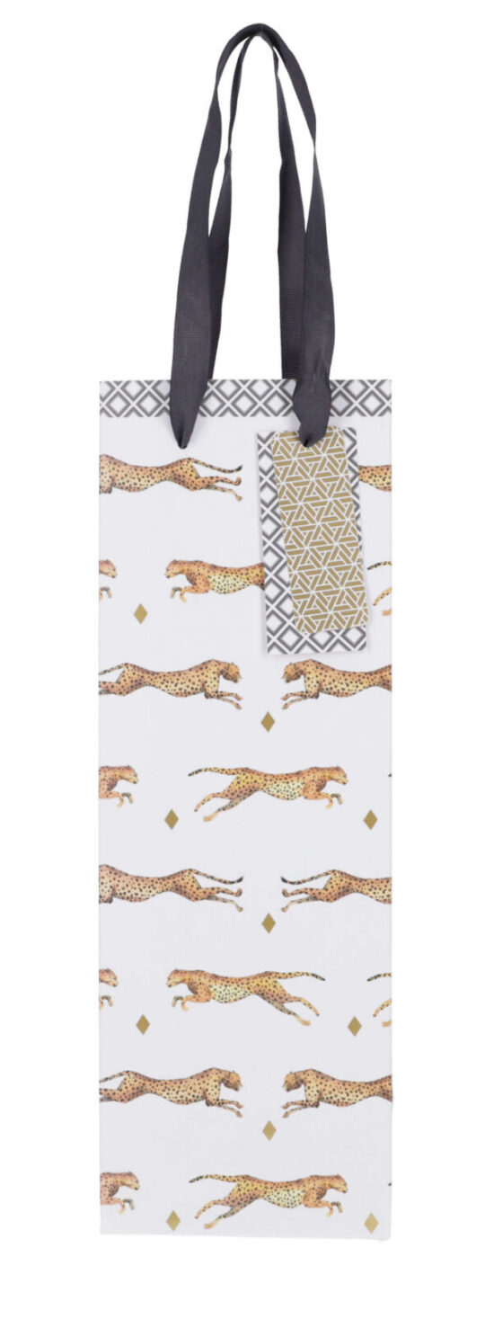 Darilna vrečka za steklenico - 12x35x8cm