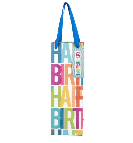 Darilna vrečka - enobarvna, 12x35x8cm