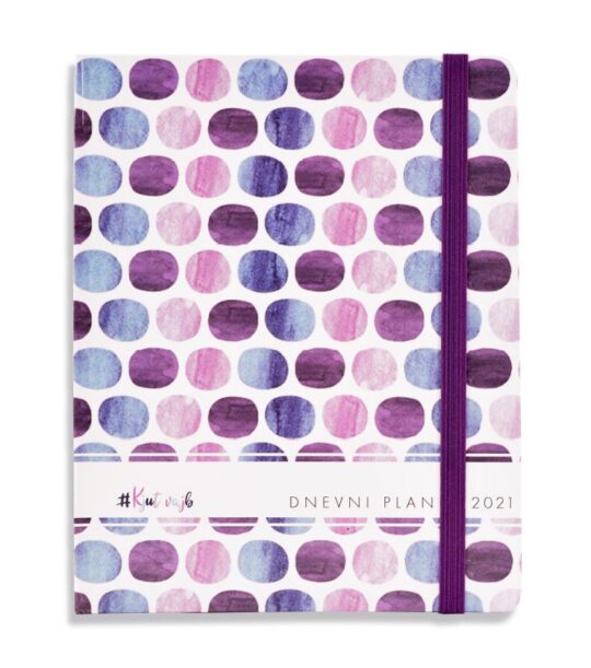 Planer KJUT VAJB - A5, dnevni, 2021, pike, UV