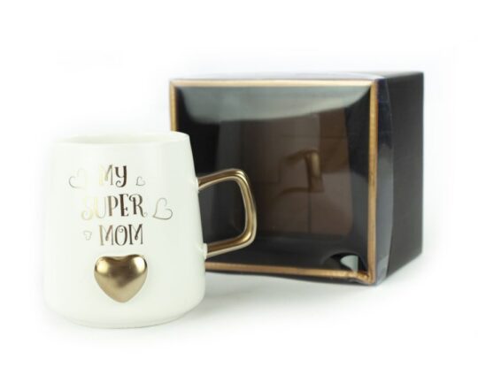 Skodelica KJUT VAJB Super Mom - darilna embalaža