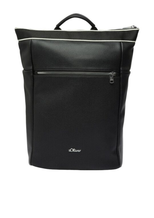 Modni nahrbtnik S.OLIVER - črn