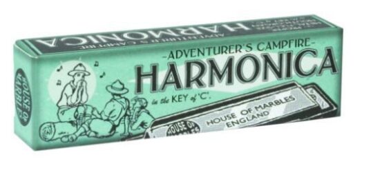 Ustna harmonika HOUSE OF MARBLES - barvita