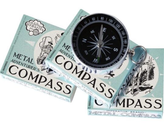 Kompas HOUSE OF MARBLES - kovinski