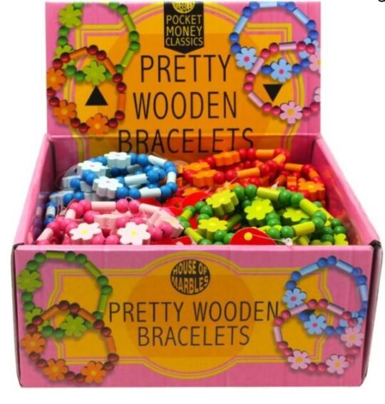 Zapestnica HOUSE OF MARBLES - lesena