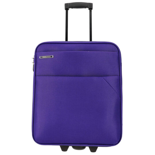Kabinski kovček TRAVEL AND MORE - vijola, mehak, 35 l