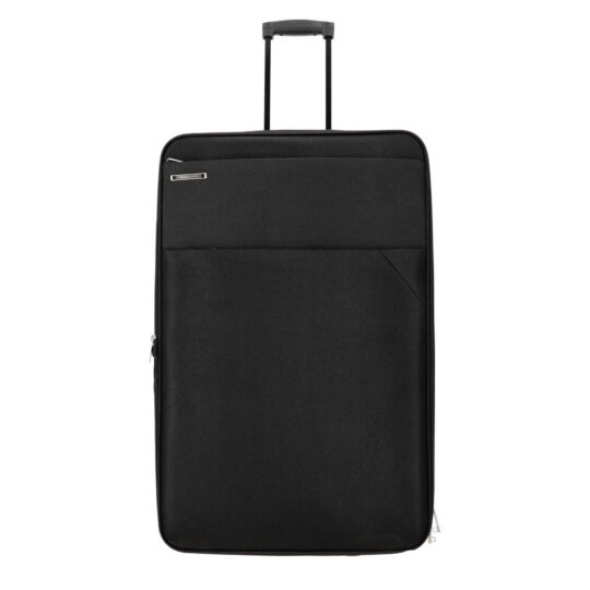 Kovček TRAVEL AND MORE - črn, velik, 88 l