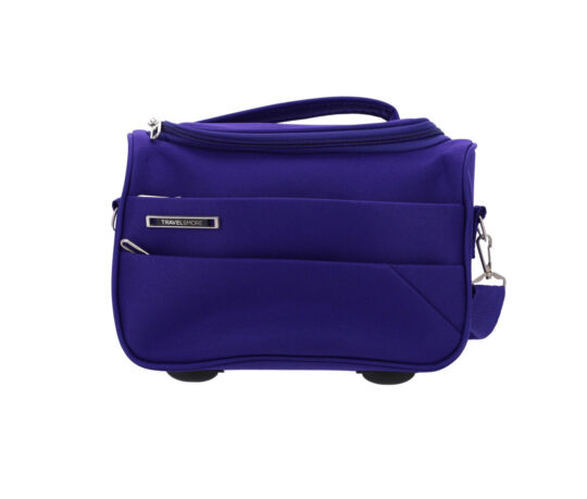 Kozmetična torbica TRAVEL AND MORE - vijolična, 40x14x29 cm