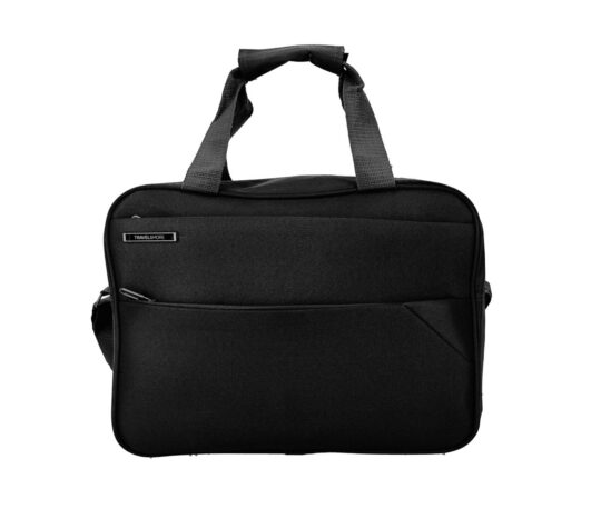 Vikend torba TRAVEL & MORE - črna, 30×24×17 cm