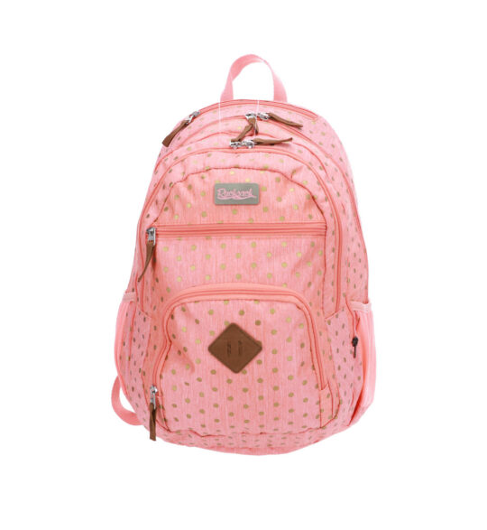 Šolski nahrbtnik RUCKSACK ONLY Doubler 2in1 - apricot gold dots, 25+10 l