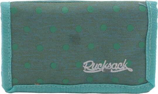 Denarnica RUCKSACK ONLY - apricot, z zelenimi pikami