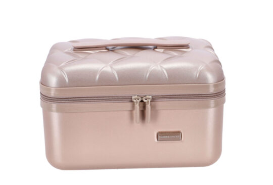 Kozmetični kovček TRAVEL AND MORE - zlati, 12 l